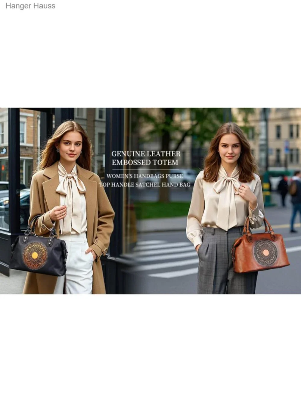 Genuine Leather Women's Handbag Tote Crossbody Satchel Purse